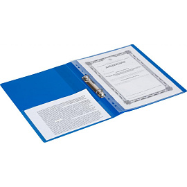 Папка на 2-х кольцах Attache А4 32 мм синяя до 150 листов (пластик 0.7 мм)