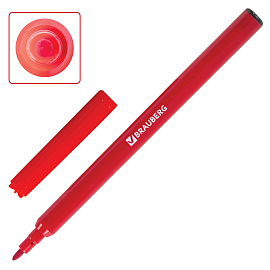 Фломастеры BRAUBERG "АКАДЕМИЯ", 12 цветов, вентилируемый колпачок, ПВХ упаковка, 151411 фото Фломастеры BRAUBERG "АКАДЕМИЯ", 12 цветов, вентилируемый колпачок, ПВХ упаковка, 151411