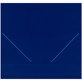 Папка-короб на резинке OfficeSpace А4, 30мм, 700мкм, синяя