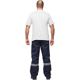 Футболка белая короткий рукав 100% хлопок (размер 48-50 (L))