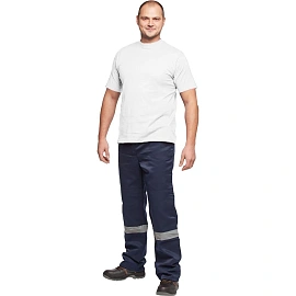 Футболка белая короткий рукав 100% хлопок (размер 56-58 (XXL))