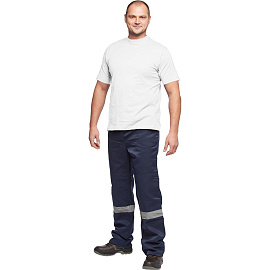 Футболка белая короткий рукав 100% хлопок (размер 60-62 (XXXL))