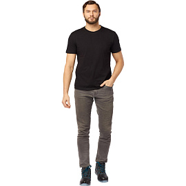 Футболка черная короткий рукав 100% хлопок (размер 48-50 (L))