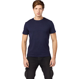 Футболка темно-синяя короткий рукав 100% хлопок (размер 60-62 (XXXL))