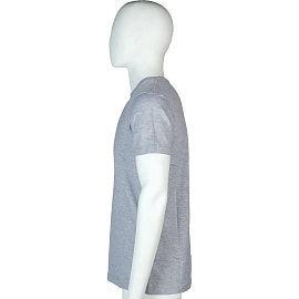 Футболка серый меланж короткий рукав 100% хлопок (размер 48-50 (L))