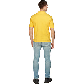 Футболка поло жёлтая короткий рукав (размер XXL)