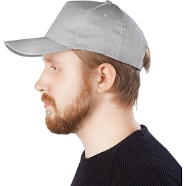 Бейсболка серая (универсальный размер)