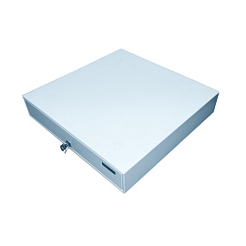 Денежный ящик Меркурий-100 428х432х88 мм белый