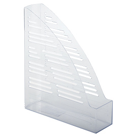 Лоток вертикальный для бумаг BRAUBERG "Standard", 245х70х295 мм, прозрачный, 237223 фото Лоток вертикальный для бумаг BRAUBERG "Standard", 245х70х295 мм, прозрачный, 237223