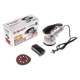 Шлифмашина эксцентриковая Зубр ЗОШМ-450-125