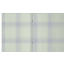 Тетрадь 80л., А4 клетка BG, бумвинил, синий, суперэконом