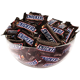 Шоколадные батончики Snickers Minis 1 кг