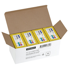 Зажимы для бумаг 32мм, OfficeSpace, 12шт., цветные, картонная коробка