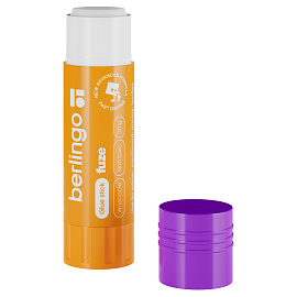 Клей-карандаш Berlingo "Fuze", 20г, ПВП фото Клей-карандаш Berlingo "Fuze", 20г, ПВП