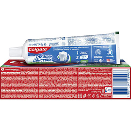 Зубная паста Тройное действие защита от кариеса мята 100 мл