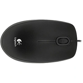 Мышь проводная Logitech B100 черная (910-003357)