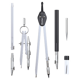 Готовальня Berlingo "Expert", 7 предметов, циркуль 135мм, пластиковый футляр фото Готовальня Berlingo "Expert", 7 предметов, циркуль 135мм, пластиковый футляр