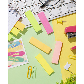 Клейкие закладки Attache бумажные 5 цветов по 50 листов 14x50 мм