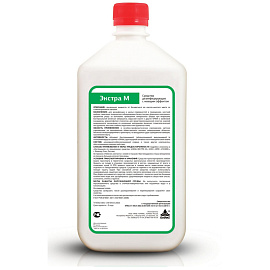 Дезинфицирующее средство с моющим эффектом Ника Экстра М 1 л (концентрат) фото Дезинфицирующее средство с моющим эффектом Ника Экстра М 1 л (концентрат)