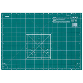 Коврик для резки Olfa 3-слойный формат A3 двусторонний 300x430 мм, толщина 2 мм (OL-CM-A3)