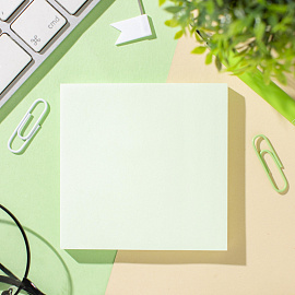 Стикеры Attache 76x76 мм пастельные салатовые (1 блок на 100 листов)