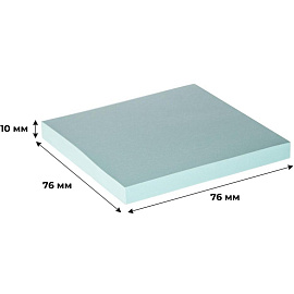 Стикеры Attache 76x76 мм пастельные голубые (1 блок на 100 листов)