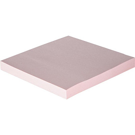 Стикеры Attache 76x76 мм пастельные розовые (1 блок на 100 листов)