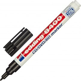 Набор маркеров для CD перманентных Edding E-8400/4S 4 цвета (толщина линии письма 0.5-1 мм)