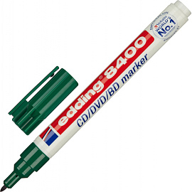 Набор маркеров для CD перманентных Edding E-8400/4S 4 цвета (толщина линии письма 0.5-1 мм)