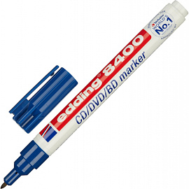 Набор маркеров для CD перманентных Edding E-8400/4S 4 цвета (толщина линии письма 0.5-1 мм)