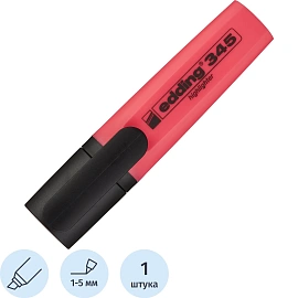 Текстовыделитель Edding E-345/9 розовый (толщина линии 1-5 мм)