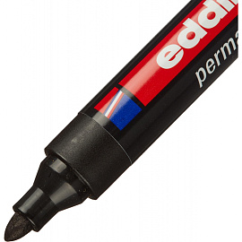 Маркер перманентный Edding E-300/1 черный (толщина линии 1,5-3 мм) круглый наконечник