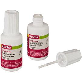 Корректирующая жидкость (штрих) Attache водная 20 мл