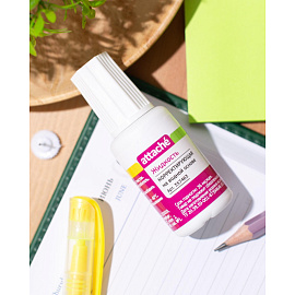 Корректирующая жидкость (штрих) Attache водная 20 мл