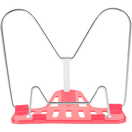 Подставка для книг СТАММ "Премиум", неоновая розовая