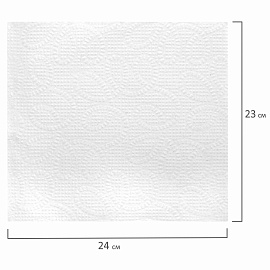 Салфетки бумажные 100 шт., 23х24 см, LASLA эконом, 50651 фото Салфетки бумажные 100 шт., 23х24 см, LASLA эконом, 50651
