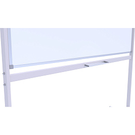 Доска магнитно-маркерная Attache (Attache Economy) Twist ПО-15Ф 100x150 см односекционная с лаковым покрытием (на колёсиках, поворотная, полочка для м