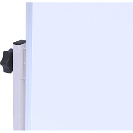 Доска магнитно-маркерная Attache (Attache Economy) Twist ПО-15Ф 100x150 см односекционная с лаковым покрытием (на колёсиках, поворотная, полочка для м