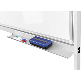 Доска магнитно-маркерная Attache (Attache Economy) Twist ПО-15Ф 100x150 см односекционная с лаковым покрытием (на колёсиках, поворотная, полочка для м