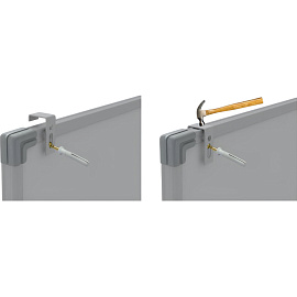 Доска магнитно-маркерная Attache Classic Ф-45 45x60 см односекционная с лаковым покрытием (полочка для маркеров)