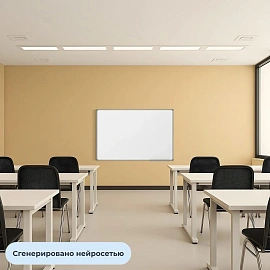 Доска магнитно-маркерная Attache Classic Ф-90 90x120 см односекционная с лаковым покрытием (полочка для маркеров)