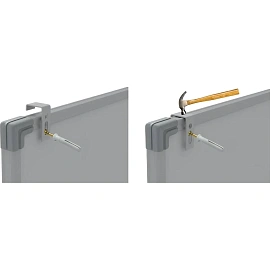 Доска магнитно-маркерная Attache Classic Ф-15 100x150 см односекционная с лаковым покрытием (полочка для маркеров)