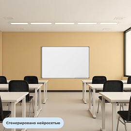 Доска магнитно-маркерная Attache Classic Ф-15 100x150 см односекционная с лаковым покрытием (полочка для маркеров)