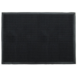 Коврик входной резиновый фактурный грязесборный 60х90 см, толщина 12 мм, LAIMA EXPERT, 607817