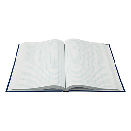 Книга учета OfficeSpace, А4, 144л., пустографка, 200*290мм, бумвинил, синий, блок офсетный фото Книга учета OfficeSpace, А4, 144л., пустографка, 200*290мм, бумвинил, синий, блок офсетный