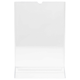 Тейбл-тент (Подставка для рекламы) OfficeSpace, А4, двухсторонний, вертикальный фото Тейбл-тент (Подставка для рекламы) OfficeSpace, А4, двухсторонний, вертикальный