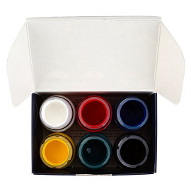 Краски акриловые Невская палитра Decola 6 цветов по 20 мл фото Краски акриловые Невская палитра Decola 6 цветов по 20 мл