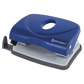 Дырокол BRAUBERG "Original", до 20 листов, синий, 222540 фото Дырокол BRAUBERG "Original", до 20 листов, синий, 222540