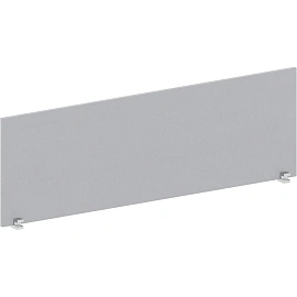 Экран к столу Комус Мебель Easy to lead Easy Standard с креплением фронтальный (серый, 1400x18x450 мм)