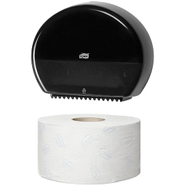 Бумага туалетная рулонная Tellus (Торк/Tork) Advanced T2 2-слойная белая 12 рулонов по 170 метров (120231) фото Бумага туалетная рулонная Tellus (Торк/Tork) Advanced T2 2-слойная белая 12 рулонов по 170 метров (120231)